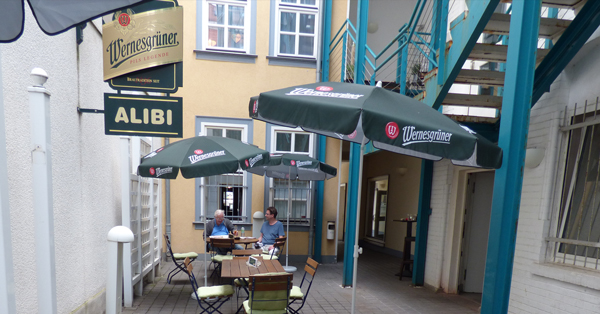 Gastronomie im Hof in Erfurt: Bar Alibi